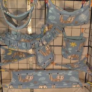 Sugar Glider Cage Set, Rat Cage Set, SK132, Ready to Ship! Cage set, Sugar Glider Accessories, Pocket Pets, Rat, Sugar Bear, Flying Squirrel