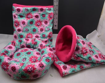 Hedgehog Snuggle Sack, Cozy Bed, *HH71*, Critter Snuggle Sack & Bed, Carrier Pouch, Guinea Pig Snuggle Sack and Bed, Ready to Ship!