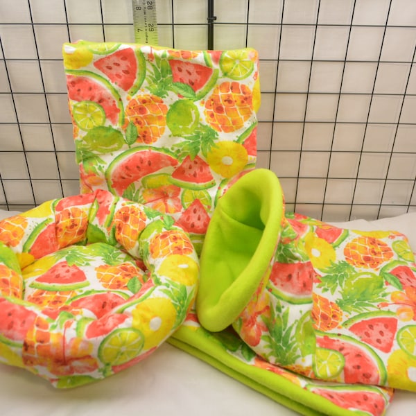 Hedgehog Snuggle Sack, Cozy Bed, *HH90*, Critter Snuggle Sack & Bed, Carrier Pouch, Guinea Pig Snuggle Sack and Bed, Ready to Ship!