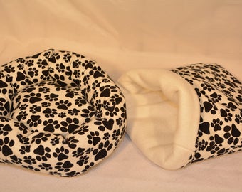 Hedgehog Snuggle Sack, Cozy Bed, *HH04B*, Critter Snuggle Sack & Bed, Carrier Pouch, Guinea Pig Snuggle Sack and Bed, Ready to Ship!