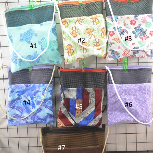 Zippered Bonding Pouch, Ready to ship, Several Patterns to Choose from.