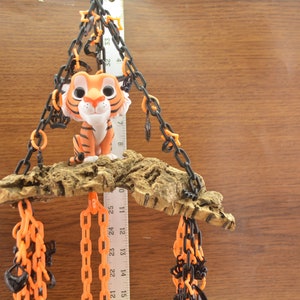 Sugar Glider Foraging Toy#697: Aladdin Rajah Mini Mobile, Bird & Primate Enrichment