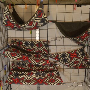 Rat, Ferret, Hedgehog, *FK22* Open Enviroment Hammock, Pocket Hammock, Corner Hammock, Rat Bed, Guinea Pig Cozy, Ready to Ship