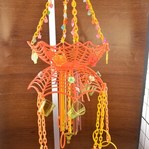 Sugar Glider Toy, #314orange, Small Bird Toy, Primate Toy, Marmoset Toy, Exotic Animal Toy, Small Pet Toy, Parrot Toy Active