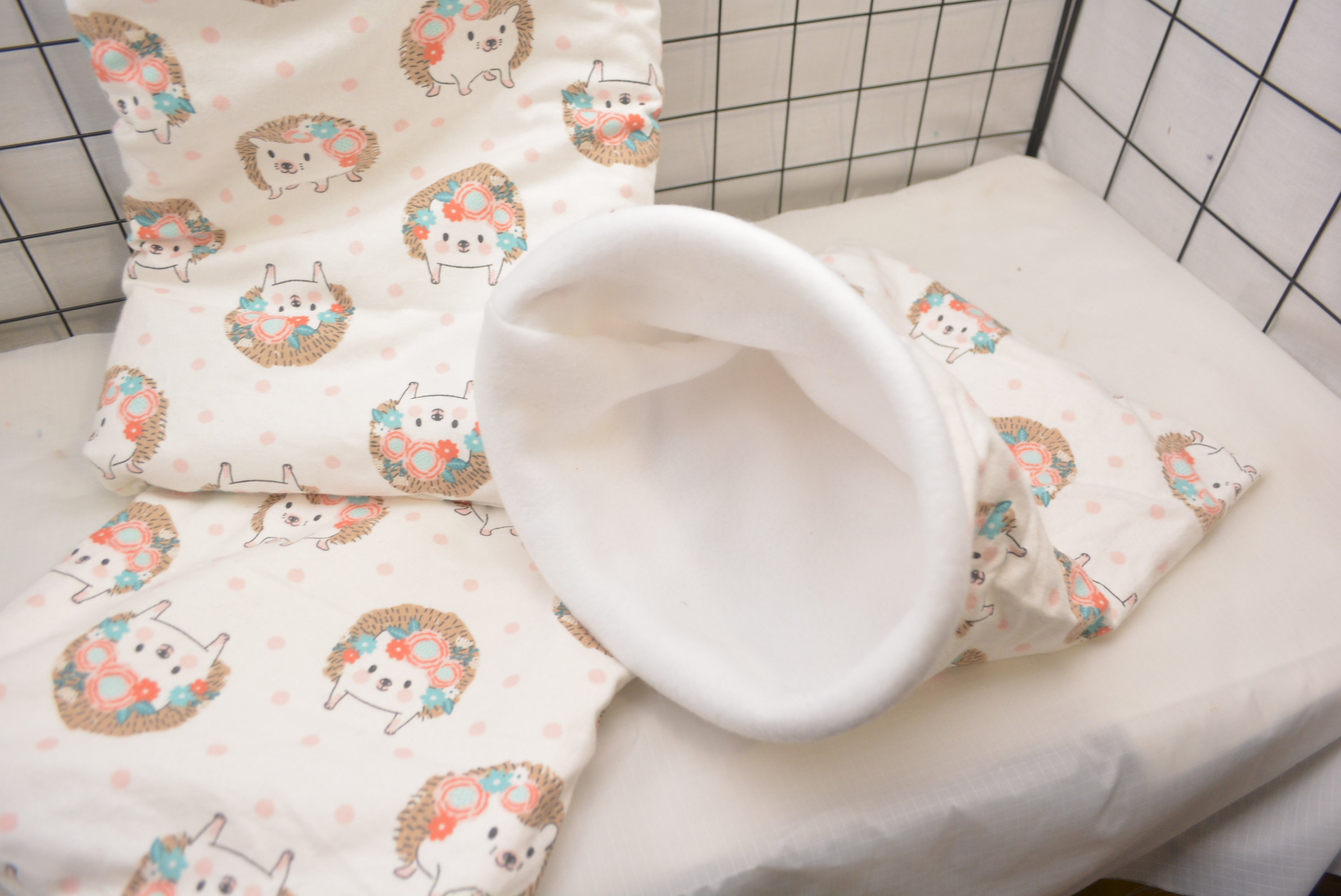 Hedgehog Snuggle Sack Cozy Bed HH94 Critter Snuggle Sack Etsy