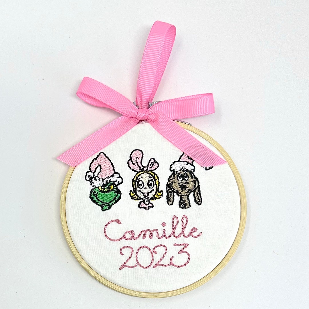 The grinch cindy lou hou christmas ornament etsy
