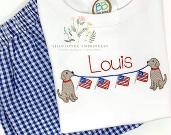 Patriotic Pups shirt for boys!