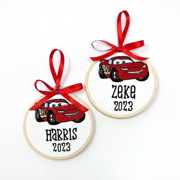 Lightning Mcqueen Car Ornament Etsy