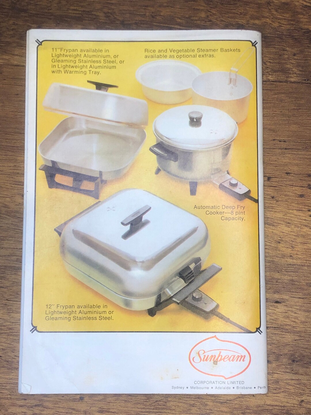 Sunbeam Recipe and Instruction Book for Deep Fry Cooking and Etsy