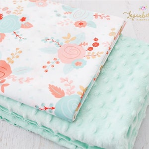 Minky Baby Blanket Sewing Pattern, Baby Blanket Pattern, How to Sew Blanket Tutorial image 2