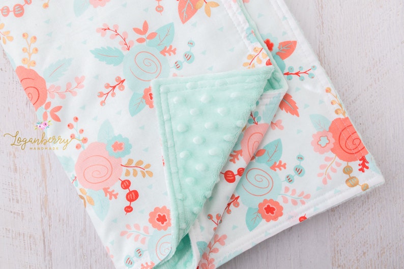 Minky Baby Blanket Sewing Pattern, Baby Blanket Pattern, How to Sew Blanket Tutorial 