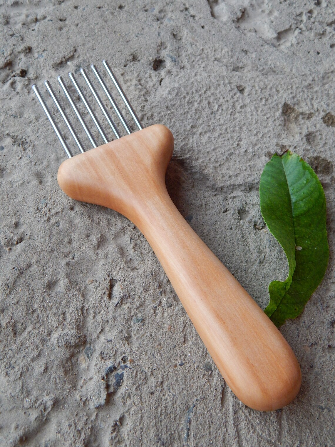 Weaving Comb.Weaving Tapestry.Tapestry beater with metal teeth Etsy