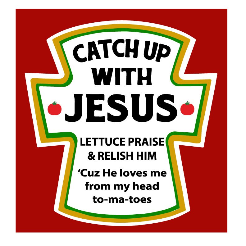 Download Catch up with Jesus SVG | Etsy