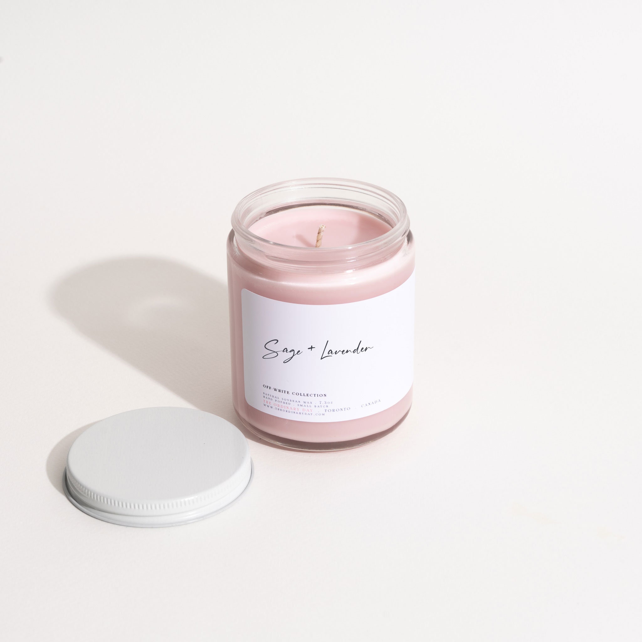 OFFWHITE Glass Jar Candles Customize Scent and Colour Mix & Etsy Canada