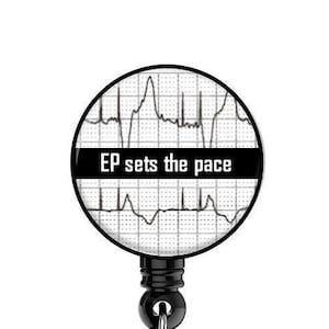 EP Lab Cardiology Badge Reel, Funny EKG Cute Cardiac Doctor Etsy Lab ...