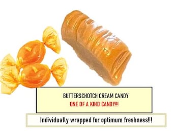 Caramelo de crema original de caramelo que se derrite en la boca. Dulces tradicionales de la vieja escuela. Deliciosa idea para rellenar medias. Única en su tipo.