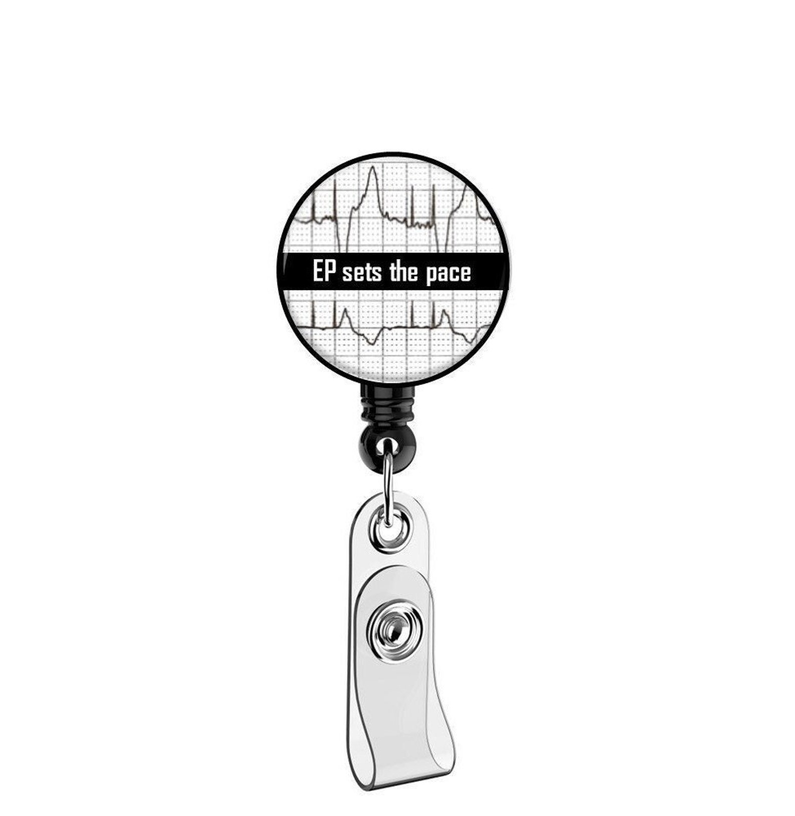 EP Lab Cardiology Badge Reel, Funny EKG Cute Cardiac Doctor Etsy Lab ...