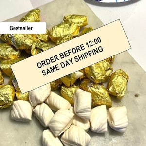 Old fashioned cream candy hand pulled #Kentucky melt in mouth Christmas holiday favorite treat homemade individually foil wrapped