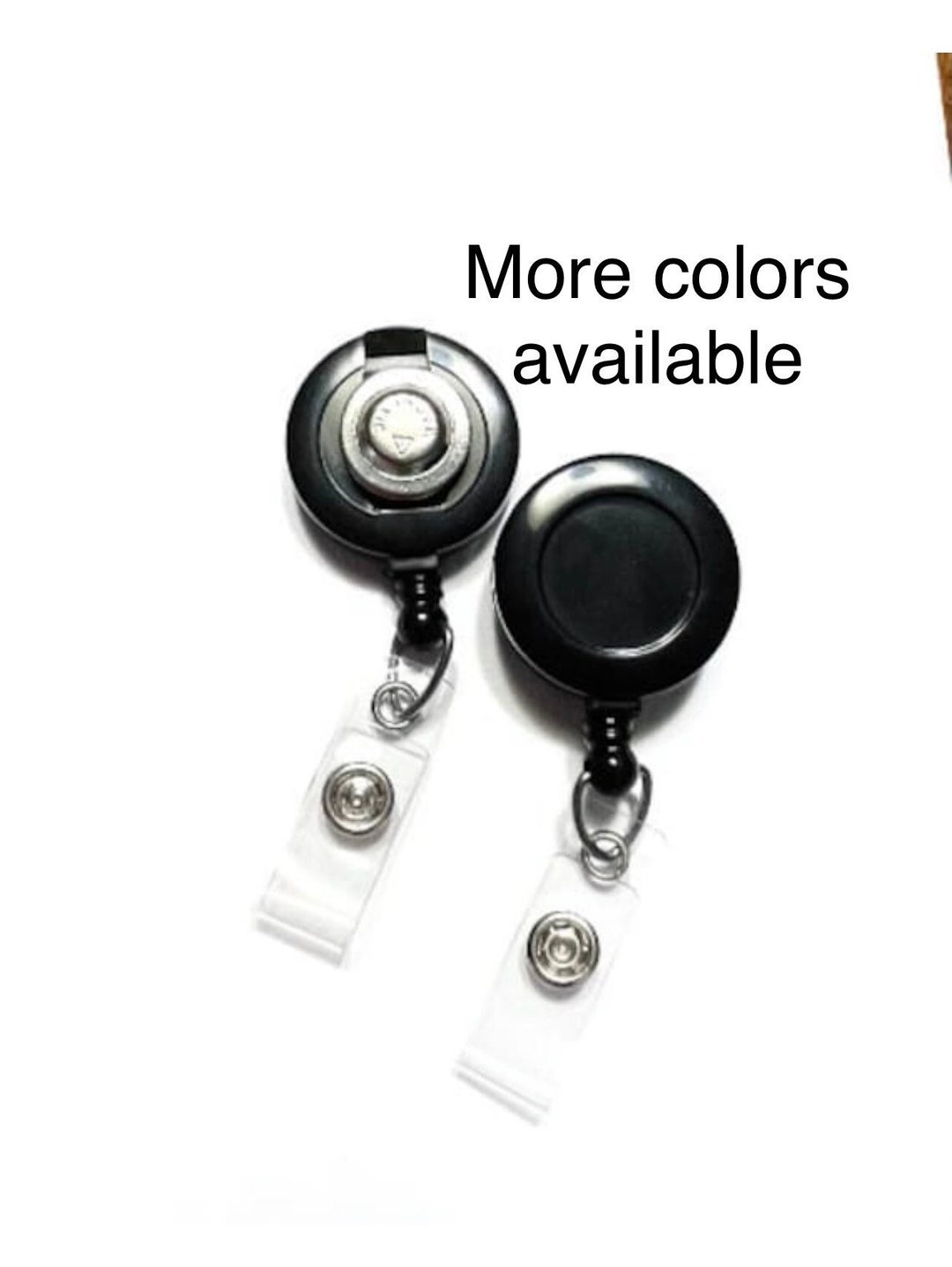 Plain Retractable Badge Reel Pull Tab Parking Garage