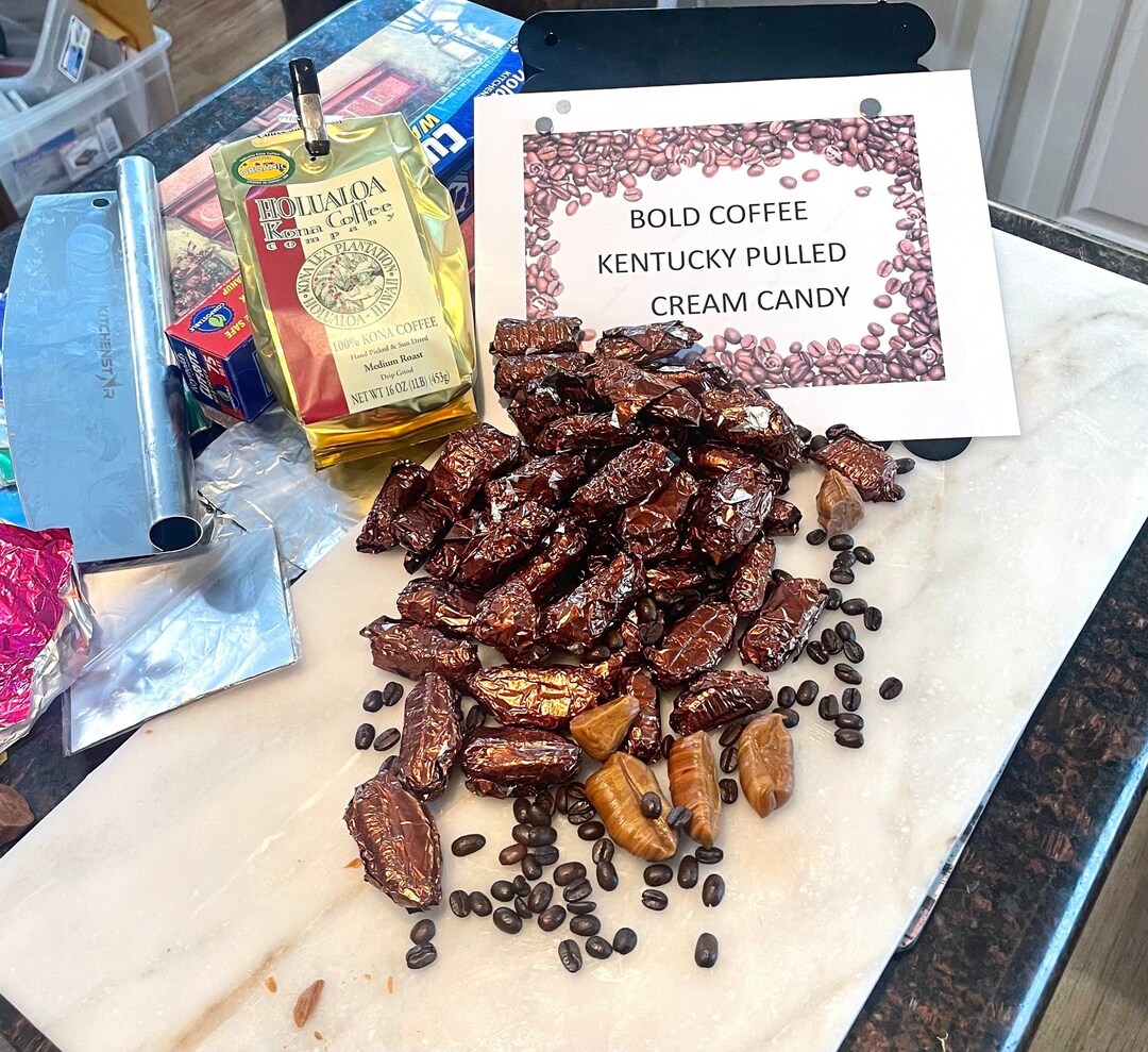 Cream Candy Old Fashioned Kentucky Kona Beam Pulled Creamed Etsy