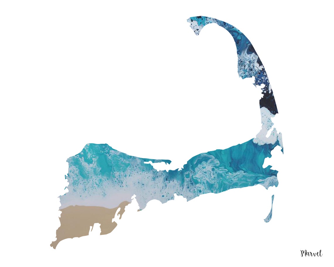 Cape Cod Paper Print Cape Cod Wall Art Massachusetts Art Etsy