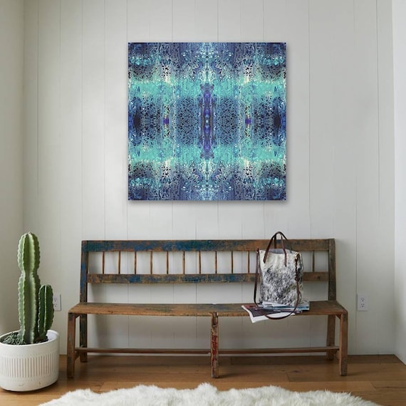 Large Bohemian Wall Art New Age Art Bohemian Wall Decor Large Abstract