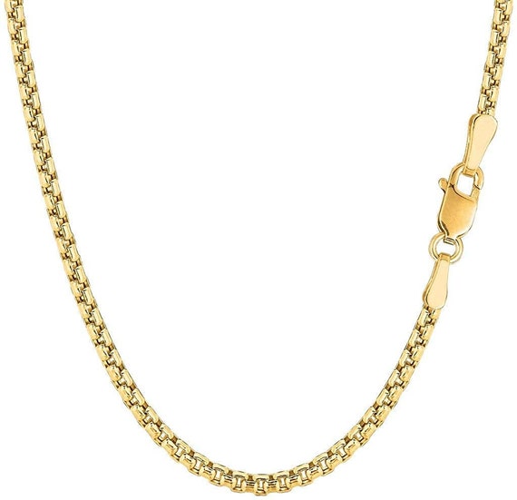 14kt Gelb Gold Box Kette 14kt Gelb Gold Box Kette