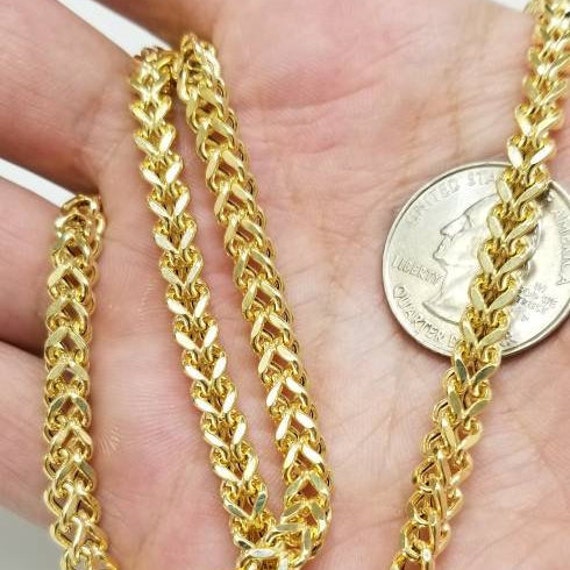 14k White Gold 1.0mm Polished Franco Chain Necklace Bracelet 7-24 14k White Gold 1.0mm Polished Franco Chain Necklace Bracelet 7-24