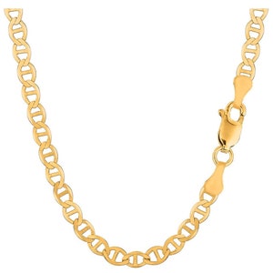 14K SOLID YELLOW GOLD Mariner Link 