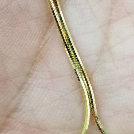14K Yellow Gold Solid Octagonal Shiny 
