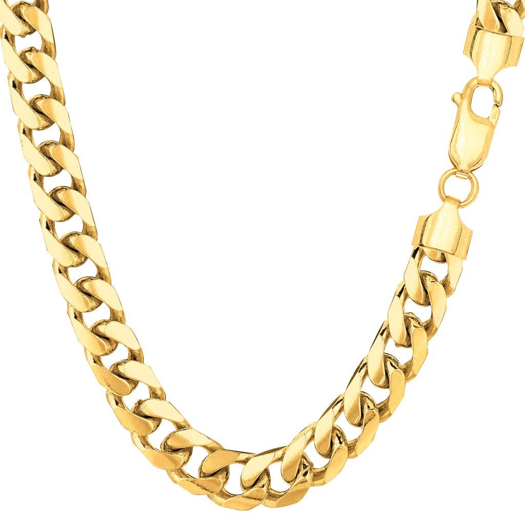 14K Yellow Gold Miami Cuban Chain 