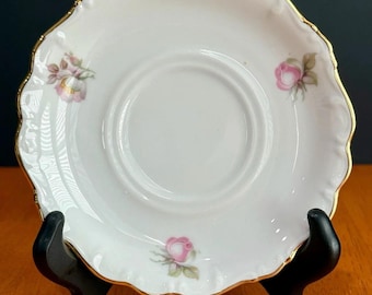 Schumann Bavaria Golden Crown E&R Briar Rose Porzellan-Teetasse mit Untertasse