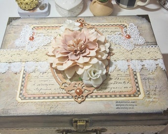 The Edwardian lady's bureau.  keepsake Bix and junk journal.