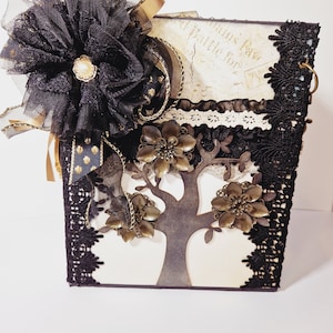 Gothic garden, handmade junk journal