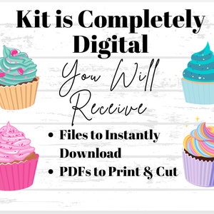 Kindness Cupcake Bulletin Board Kit Printable Instant Download image 4