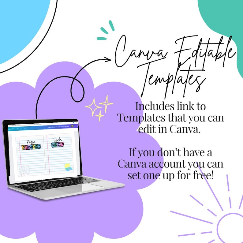 Classroom bundle editable in Canva