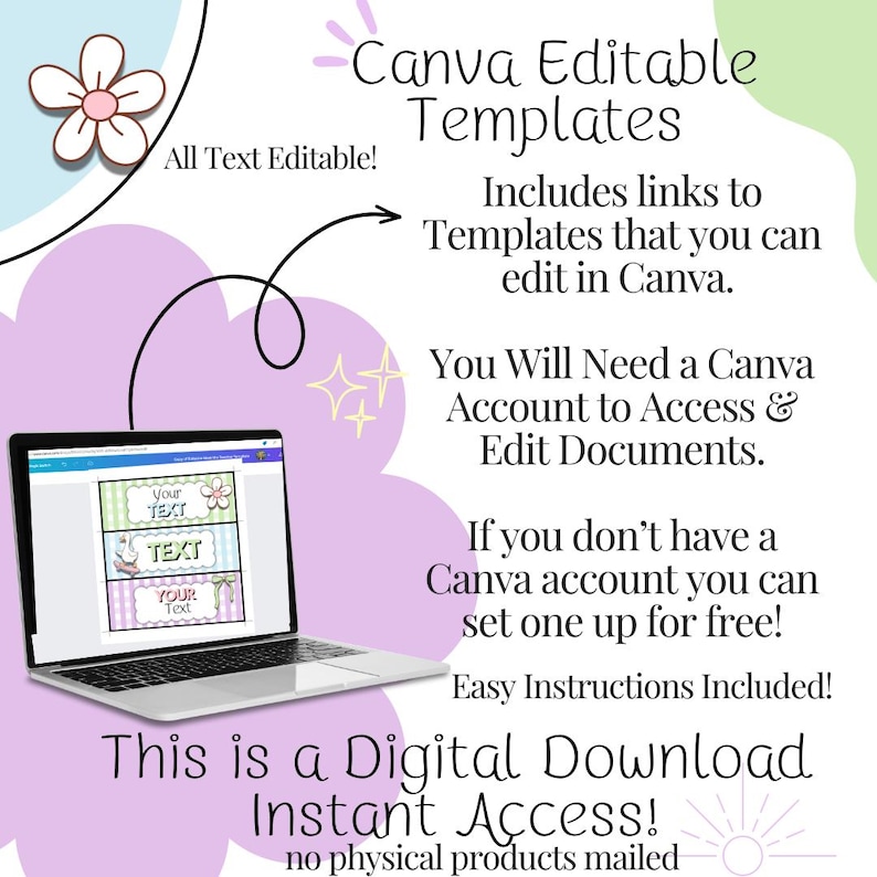 Canva editable template edit text to customize your posters