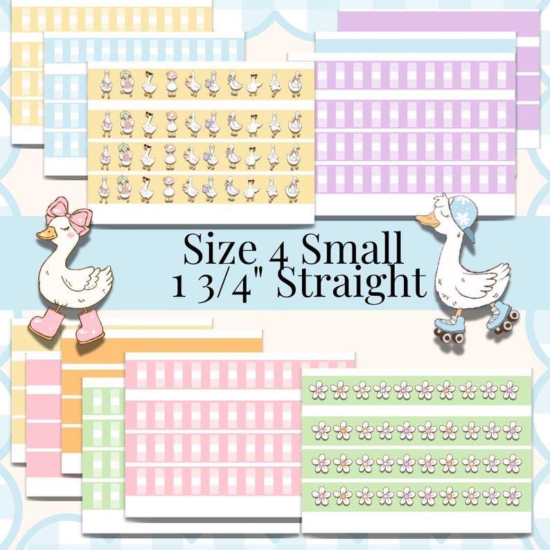 small 1 3/4" straight printable borders