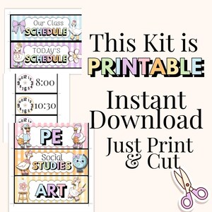 this kit is printable instant download just edit print and cut
