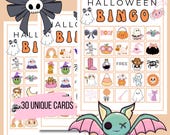 Halloween Bingo Printable Halloween Bingo Cards for Classroom Fun Halloween Game for Classroom Printable Halloween Game for Class Party Cute
