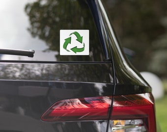 Recycle logo Bubble-free stickers