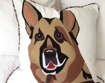 German Shepard Pillow Cover