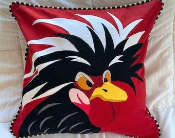 Angry Chick Chicken Pillow