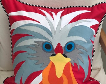 Funky Chicken Pillow Cover