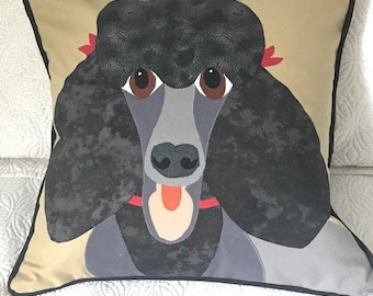 Poodle Pillow Cover