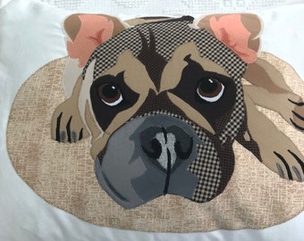 Custom Pet Portrait Pillow, Custom Pet Memorabilia, Unique gift for pet lovers