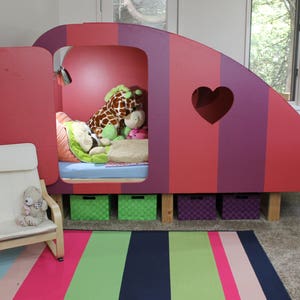 Digital Download / Kids Bed / Girl Bed / Boy Bed / Childrens Bed / Girls Bedroom Furniture / Boys Bedroom Furniture / Twin Bed Plans /Camper