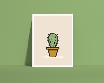 Mini Cactus Poster Print