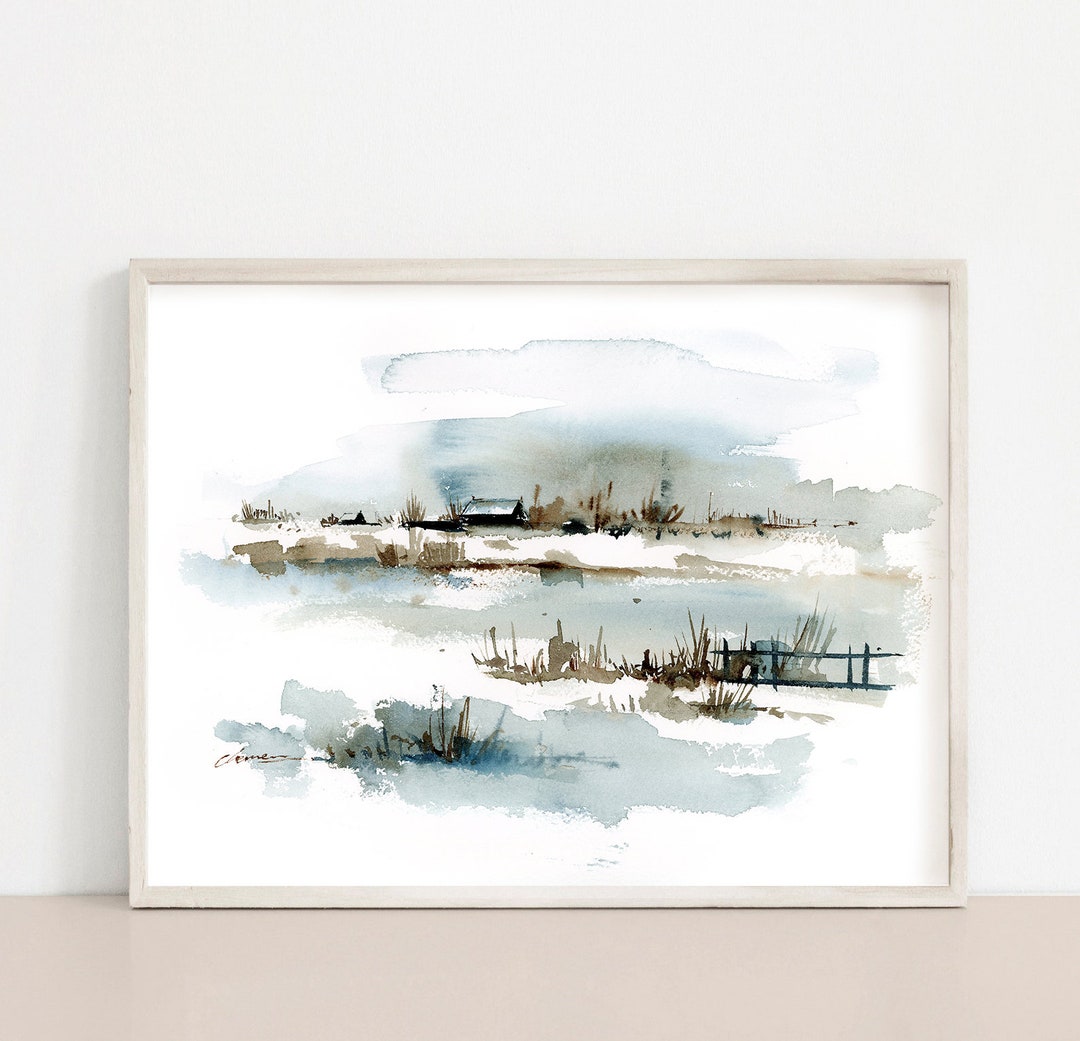 水彩画　印象　No.7 F8号 水彩画 印象 No.7 F8号 水彩画 印象 No.7 F8号 Amazon.com: Wall Art