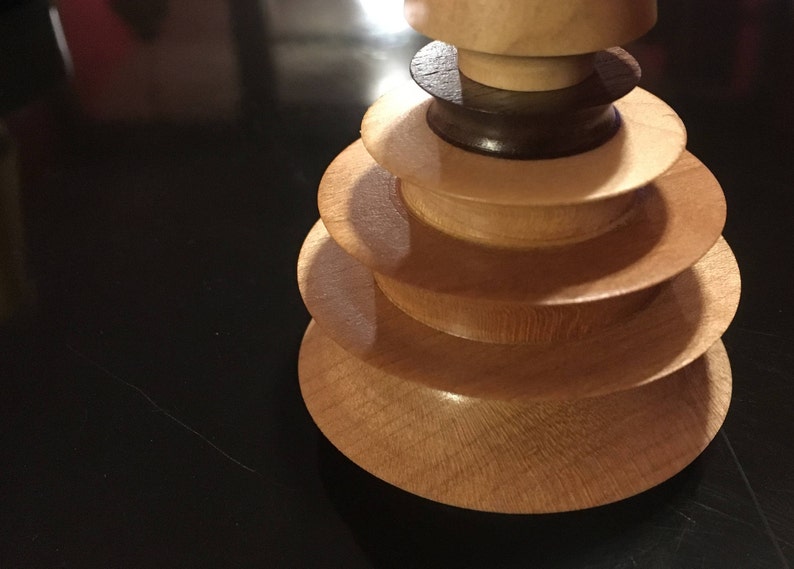 Ring Holder Dish for Kitchen bedside Small Wood Jewelry Nest nightstand